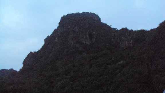 Bats mountains near Cha-Am